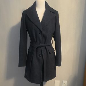 London Fog Women's Dark Gray Trench Coat